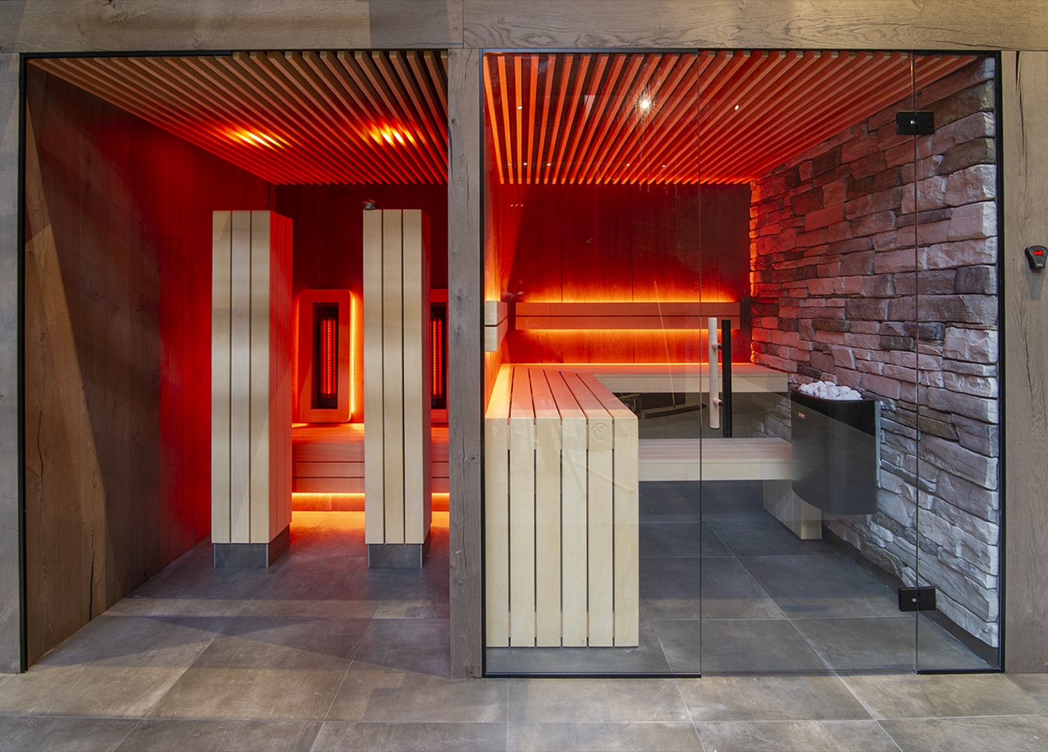 Sauna en infraroodsauna Sense Company
